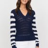 &Isla Florence Wave Stripe Vee Ss21