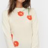 &Isla Cherry Lip Intarsia Crew Ss24