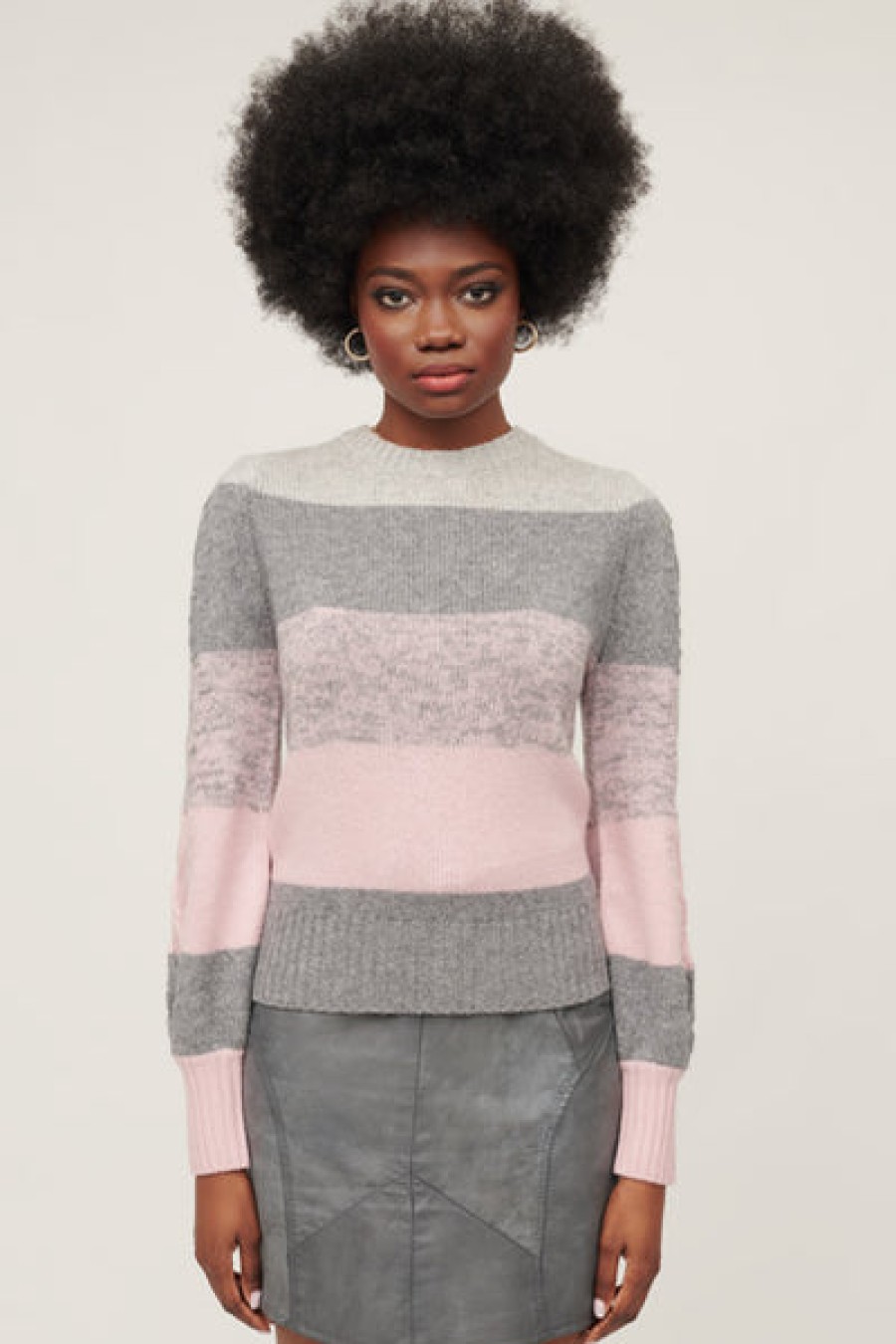 &Isla Seren Stripe Crew Aw22