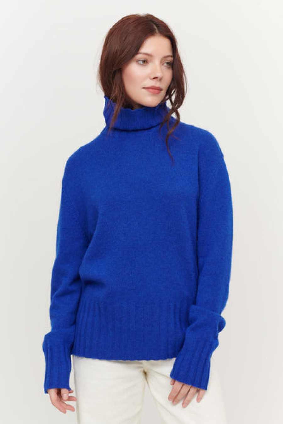 &Isla Mavis Ribbed Trim Turtleneck Aw23