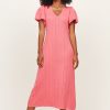 &Isla Layla Flutter Sleeve Vee Dress Ss22