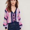 &Isla Adina Novelty Vee Cardigan Ss22