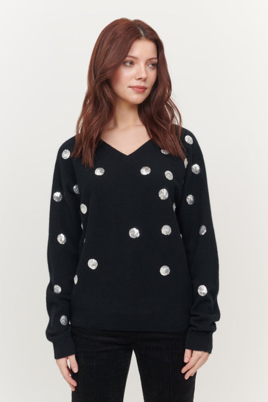 &Isla Kaia Sequin Dot Vee Aw23