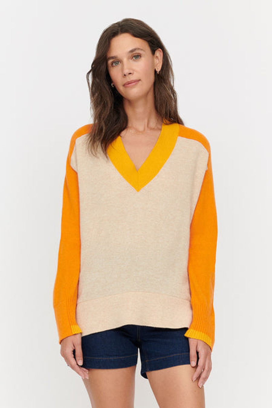 &Isla Harriet Color Block Easy Vee Ss22