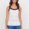 &Isla Oliva Pointelle Vest Top Ss24