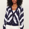 &Isla Mila Zebra Vee Cardigan Ss21