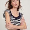 &Isla Margot Stripe Cap Sleeve Ss22