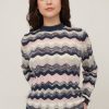 &Isla Cerys Wave Stripe Crew Aw22