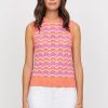 &Isla Chloe Wave Stripe Vest Ss24