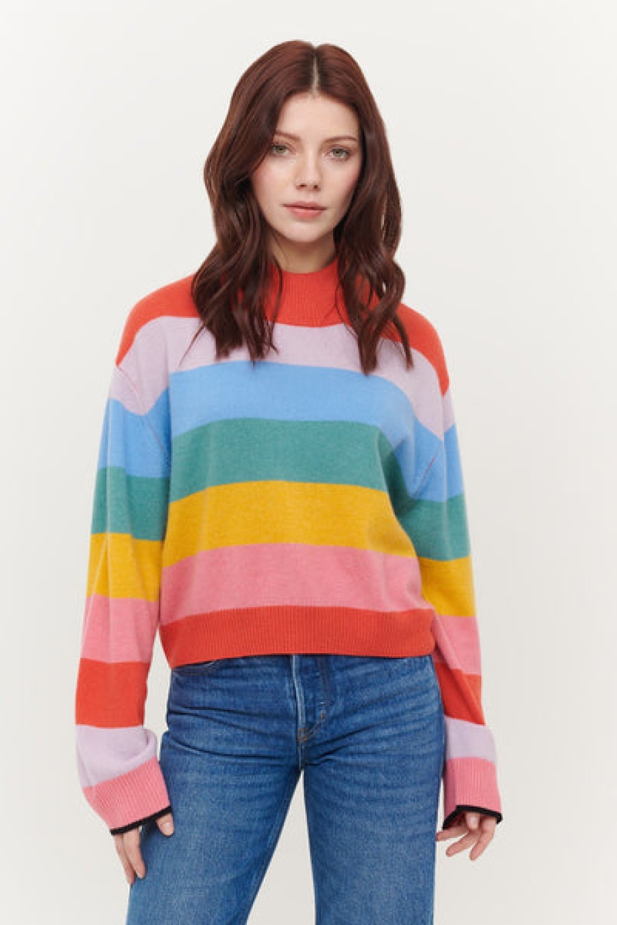 &Isla Delia Cropped Mock Aw22