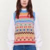 &Isla Harper Fair Isle Vest Aw22