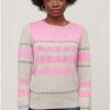 &Isla Aiden Lace Stripe Crew Aw22