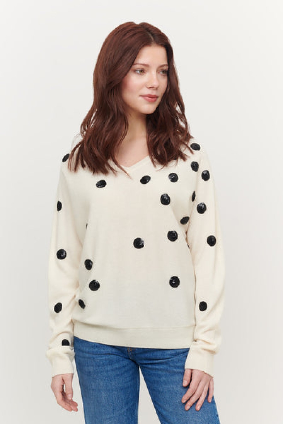 &Isla Kaia Sequin Dot Vee Aw23