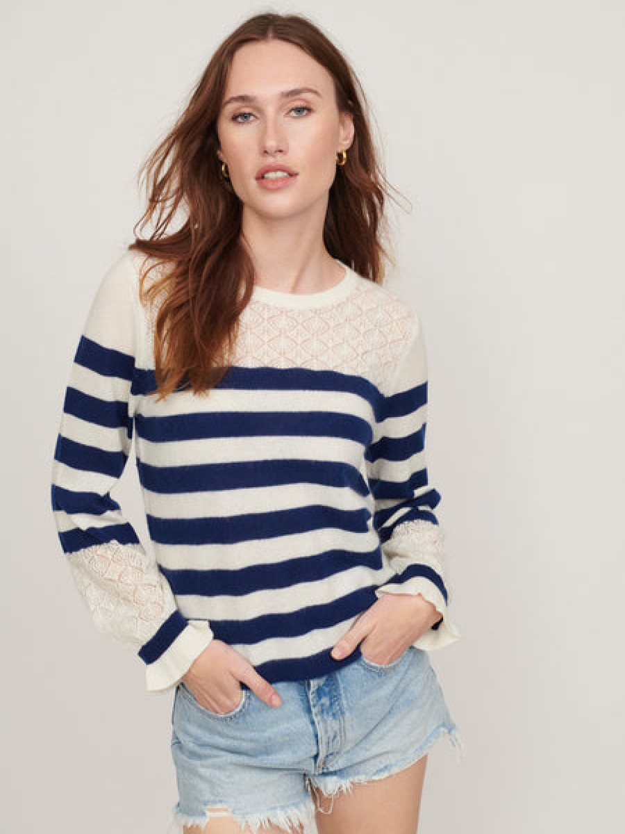 &Isla Belle Stripe Crew Aw22