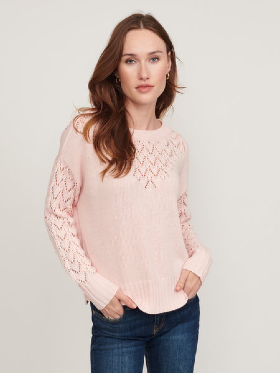 &Isla Faith Stitch Interest Crew Ss22