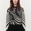 &Isla Kat Wavy Jacquard Crew Aw23